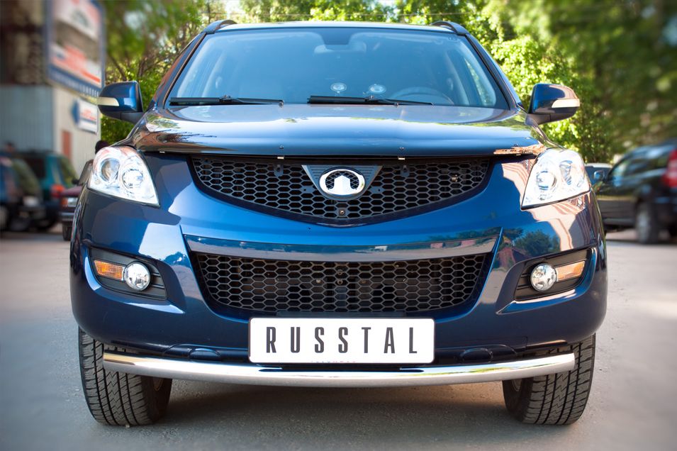 Защита RusStal переднего бампера d63 (дуга) для Great Wall Hover H5 2011-2016. Артикул GH5Z-000300