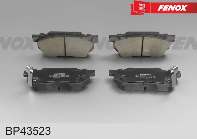 Тормозные колодки Fenox передние для Honda CR-X I 1983-1987. Артикул BP43523