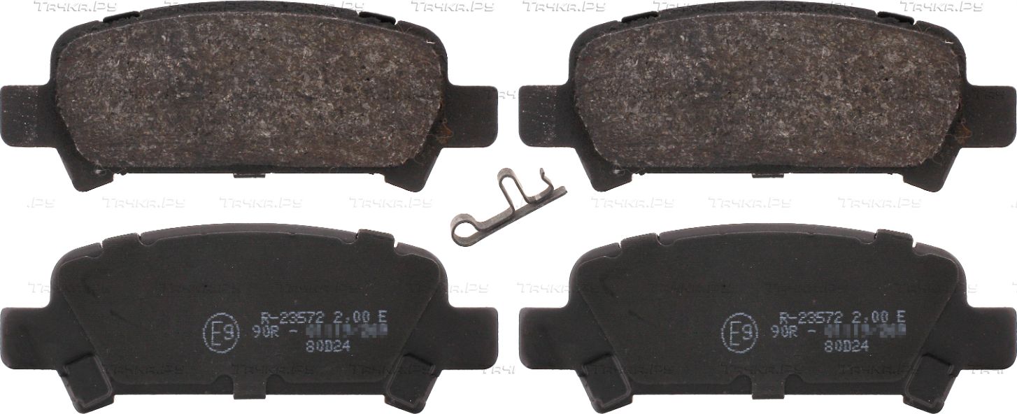Тормозные колодки Blue Print задние для Subaru Forester II 2002-2008. Артикул ADS74219