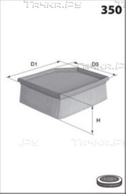 Воздушный фильтр Lucas Filters для BMW 3 V (E90/E91/E92/E93) 2006-2013. Артикул LFAF636
