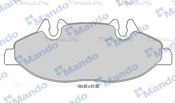 Тормозные колодки Mando. Артикул MBF015208