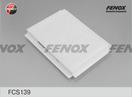 Салонный фильтр Fenox. Артикул FCS139