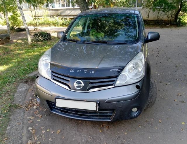Дефлектор VT52 для капота Nissan Note I 2009-2012. Артикул NS41VT