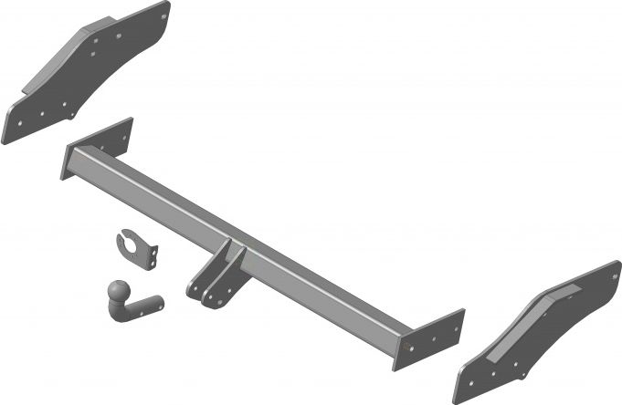 Фаркоп Трейлер для УАЗ Профи рефрижератор 2017-2026. Артикул 3200