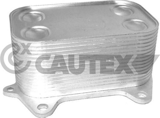 Радиатор масляный (маслоохладитель) для двигателя Cautex. Артикул 462524