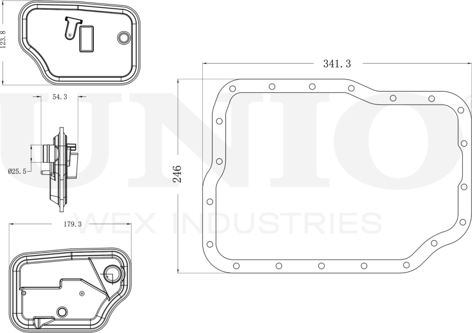 Фильтр АКПП (Unio). Артикул FLT-30019