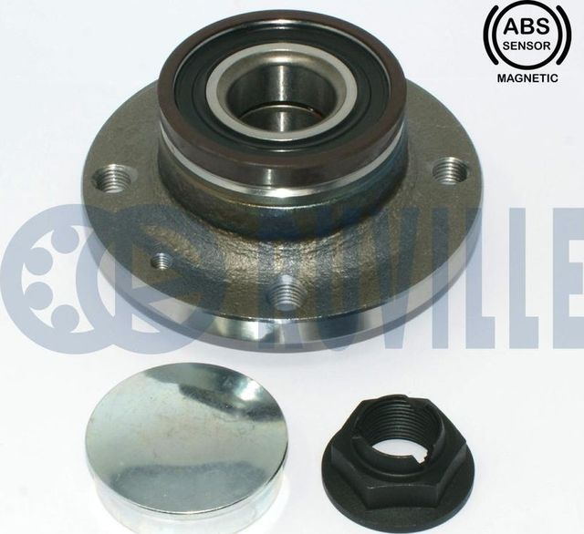 Ступица колеса с интегрированным подшипником Ruville задняя для Opel Adam I 2012-2019. Артикул 221266