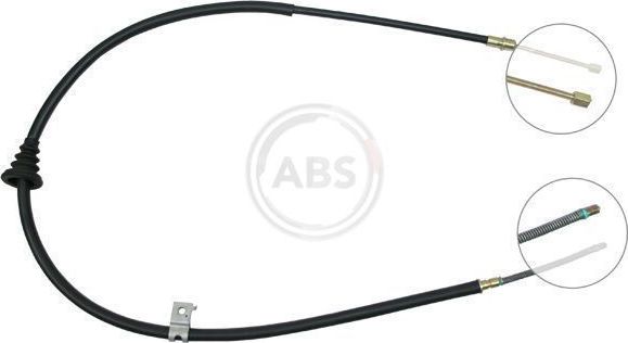 Трос ручника (тросик ручного тормоза) ABS. Артикул K16338