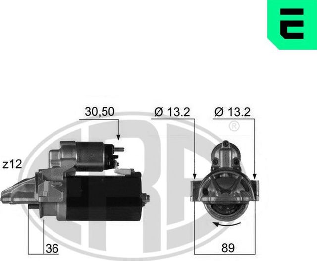 Стартер Era. Артикул 220353A