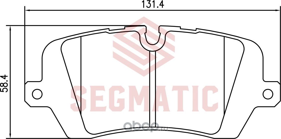Колодка торм диск зад (Segmatic). Артикул SGBP2773