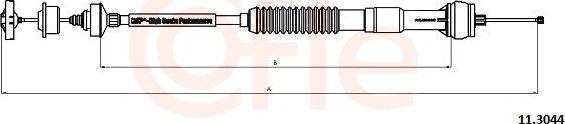 Трос сцепления Cofle для Peugeot 306 1993-2002. Артикул 11.3044