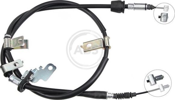 Трос ручника (тросик ручного тормоза) ABS. Артикул K18991