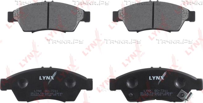 Тормозные колодки LYNXauto. Артикул BD-7311