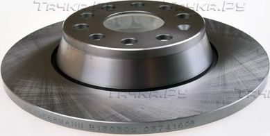 Тормозной диск Denckermann задний для Volkswagen Golf Plus I 2004-2013. Артикул B130302