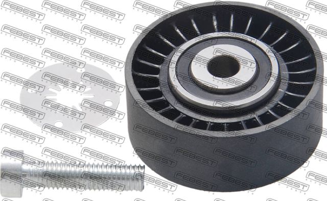 Направляющий (ведущий) ролик приводного поликлинового ремня Febest для Chevrolet Cruze I 2010-2015. Артикул 1088-C100
