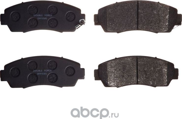 Колодки тормозные дисковые Double Force Double Force. Артикул DFP3581