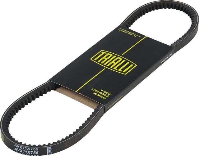 Приводной ремень клиновой Trialli (EPDM (Этилен-пропиленовый каучук)). Артикул AVX11X755