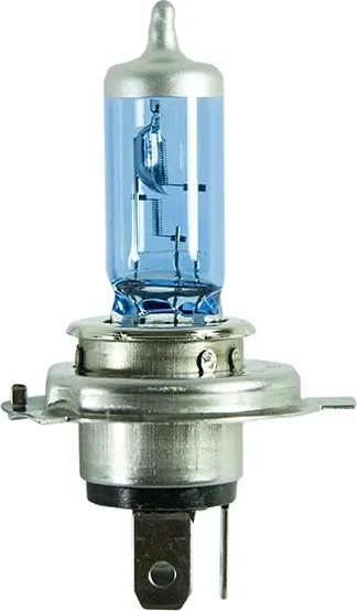 ЛАМПА ВЫСОКОТЕМПЕРАТУРНАЯ WHITEBEAM H4 12V 60/55W (135/125W) 4500K (Koito). Артикул 0744W