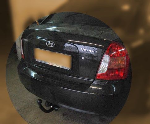 Фаркоп Oris (ранее Bosal) для Kia Rio II седан 2005-2008. Артикул 4239-A