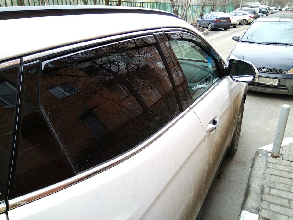 Дефлекторы Heko для окон Hyundai Santa Fe III 2012-2026. Артикул 17280