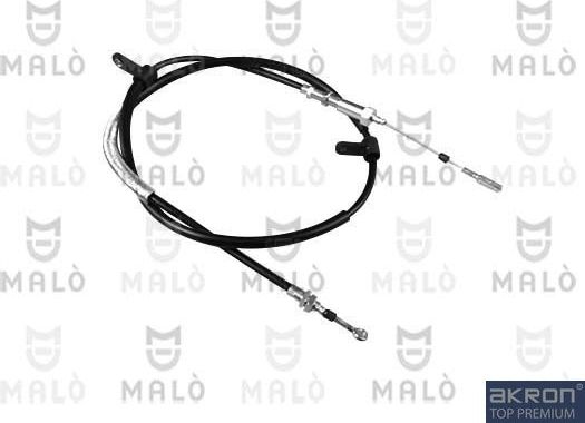 Трос ручника (тросик ручного тормоза) Malò. Артикул 26755