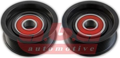 Натяжной ролик (натяжитель) приводного поликлинового ремня ABA. Артикул YM758334