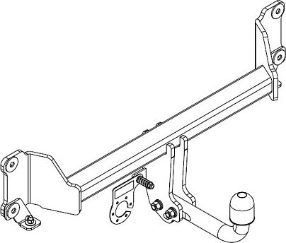 Фаркоп Auto-Hak для BMW X4 G02 (M models и X-Line) 2018-2026. Артикул B 31