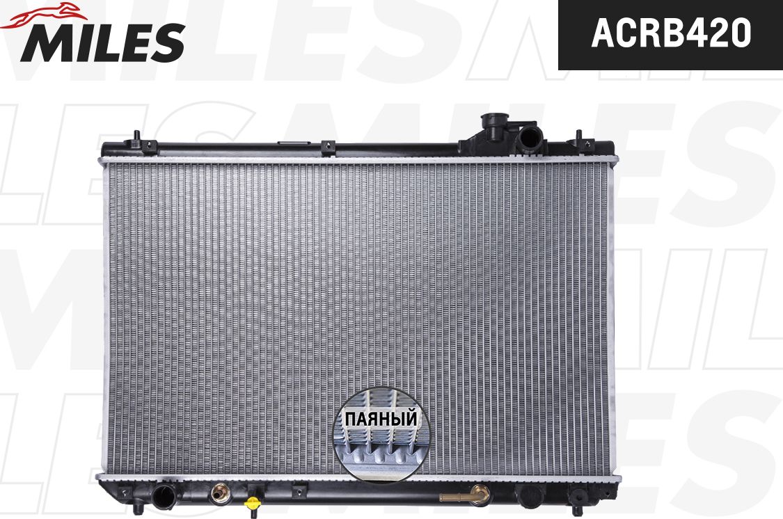 Радиатор охлаждения двигателя Miles для Lexus RX I 2000-2003. Артикул ACRB420