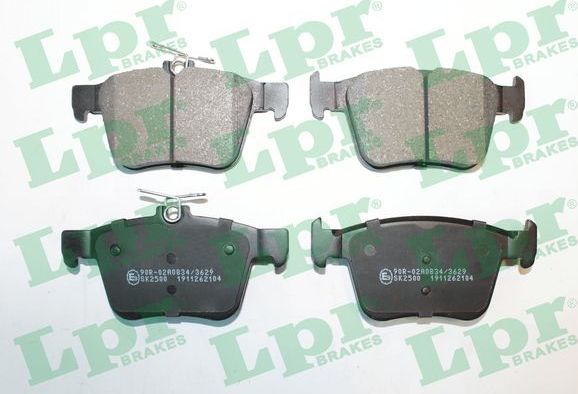 Тормозные колодки LPR. Артикул 05P2104
