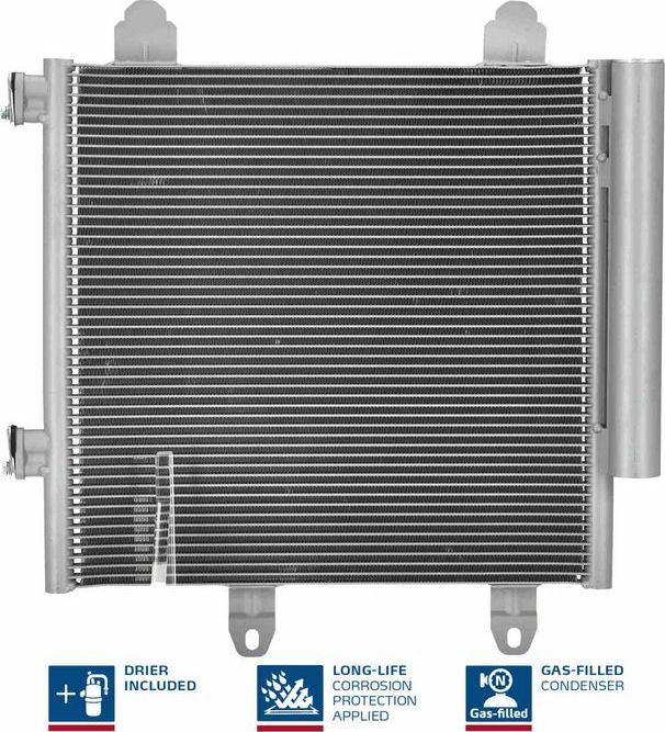 Радиатор кондиционера (конденсатор) Nissens (алюминий). Артикул 940522