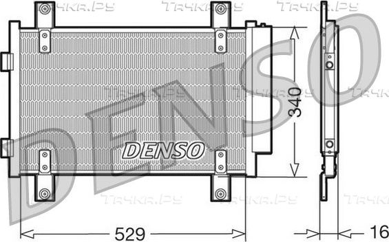 Радиатор кондиционера (конденсатор) Denso. Артикул DCN09049