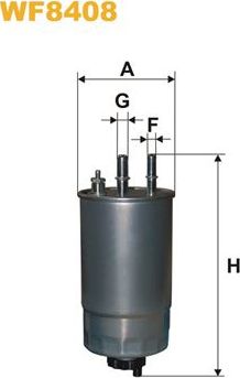 Топливный фильтр WIX Filters для Alfa Romeo 159 2005-2012. Артикул WF8408