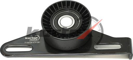 Ролик ремня прив. RENAULT LOGAN/MEGANE 1.4-1.6 8V натяжной (Kortex). Артикул KTP1001