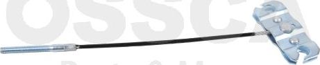 Трос ручника (тросик ручного тормоза) OSSCA передний для Nissan Almera N16 2000-2006. Артикул 50259