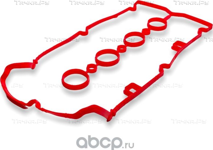 Прокладка клапанной крышки OPEL, CHEVROLET красный MVQ (55354237) ПТП64 Птп64. Артикул PTP028415