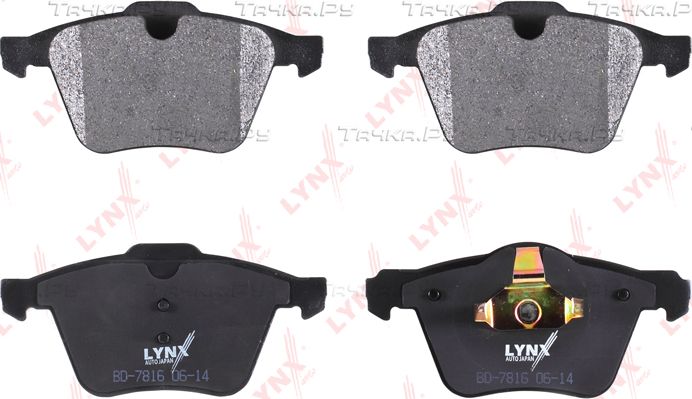 Тормозные колодки LYNXauto передние для Ford Galaxy II 2008-2015. Артикул BD-7816