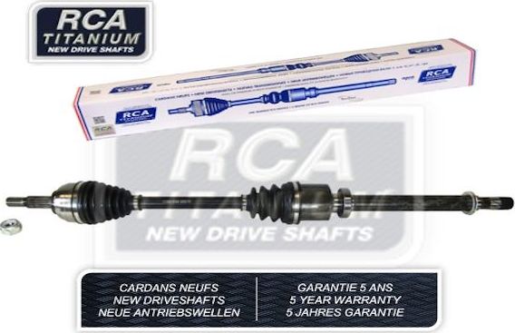 Полуось (привод в сборе, приводной вал) RCA FRANCE NEW DRIVESHAFT передняя правая для Dacia Logan I 2005-2012. Артикул R561AN