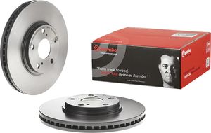 Тормозной диск Brembo UV Coated передний для Lexus RX I 1998-2003. Артикул 09.A110.11