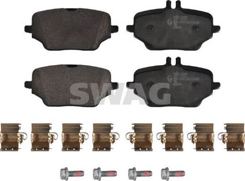 Тормозные колодки SWAG задние для Mercedes-Benz GLE II (V167) 2018-2026. Артикул 33 10 7363
