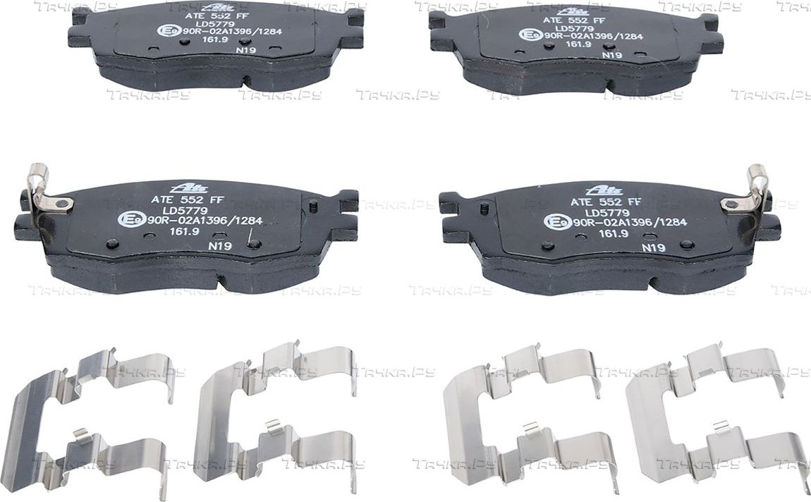 Тормозные колодки ATE Ceramic передние для Hyundai Accent III 2005-2010. Артикул 13.0470-5779.2