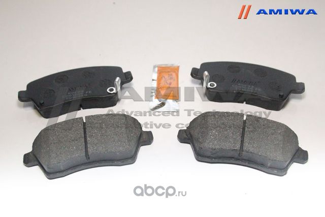 КОЛОДКИ ТОРМОЗНЫЕ ДИСКОВЫЕ ПЕРЕДНИЕ SPEED STOP (Amiwa). Артикул CD01246