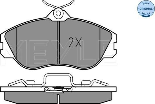 Тормозные колодки Meyle Original. Артикул 025 211 3819/W