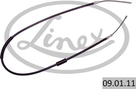 Трос ручника (тросик ручного тормоза) Linex. Артикул 09.01.11