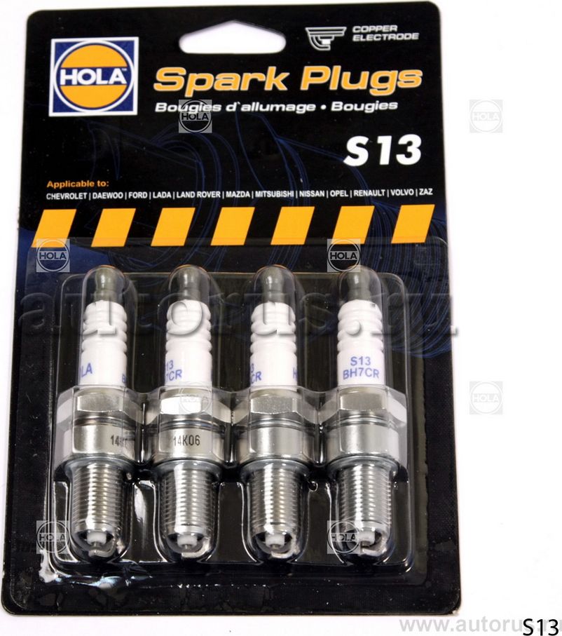Свеча зажигания HOLA. Артикул S13