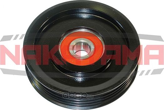Ролик направляющий ремня кондиционера Nissan Sunny 1.4-1.6 16V -95 (под 4PK) (Nakayama). Артикул QJ22040