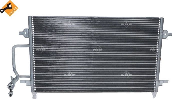 Радиатор кондиционера (конденсатор) NRF (алюминий). Артикул 35226