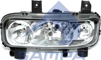 Фара передняя основная Sampa левая для Mercedes-Benz Atego 1 1998-2004. Артикул 201.113
