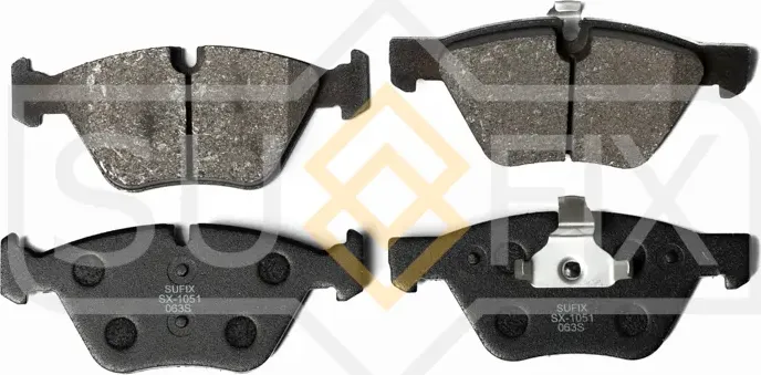 Колодки тормозные передние (Sufix). Артикул SX1051