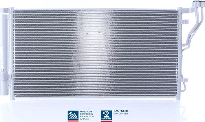 Радиатор кондиционера (конденсатор) Nissens (алюминий). Артикул 940851