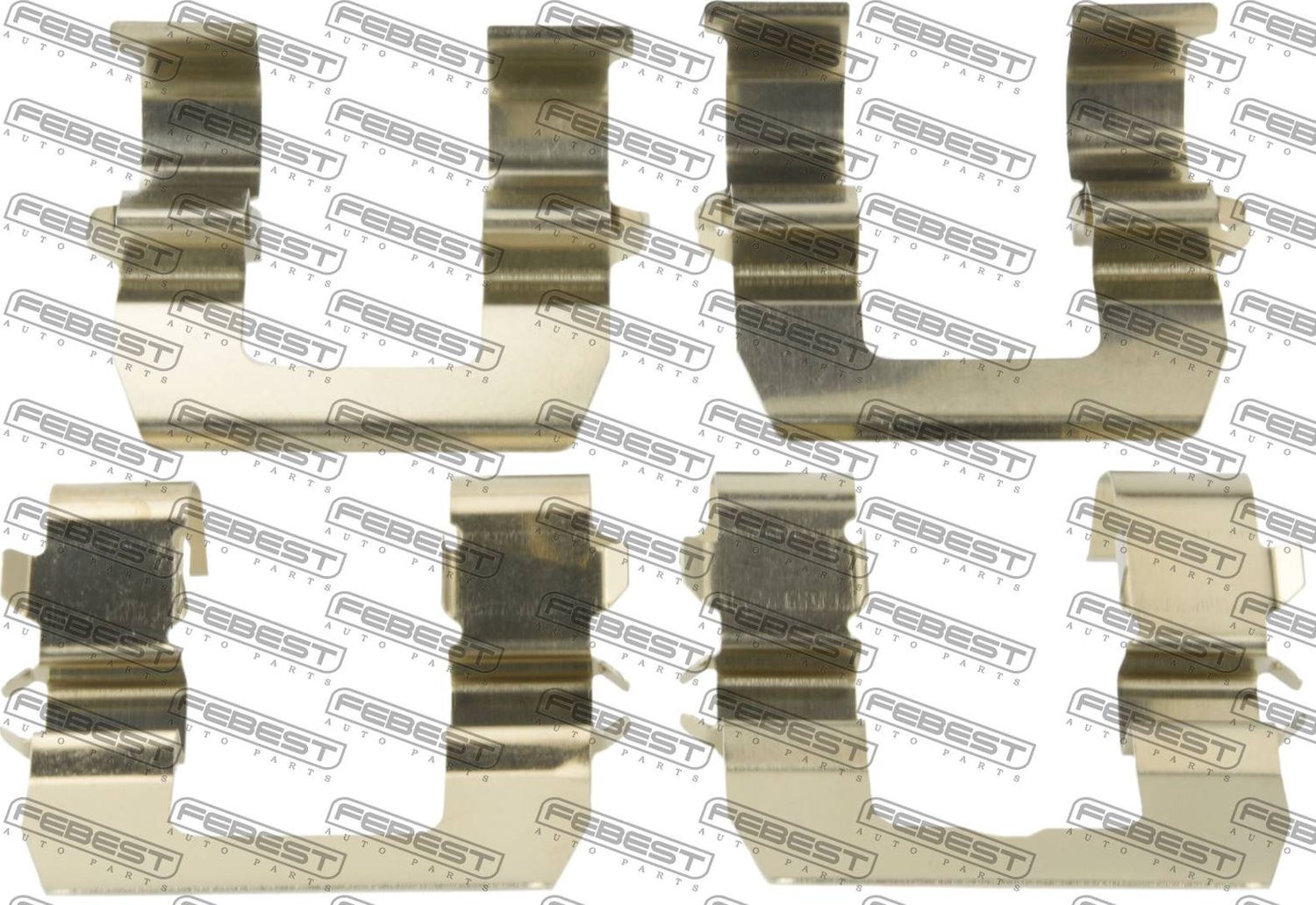 Комплект монтажный тормозных колодок Febest. Артикул 0403-PD4WR